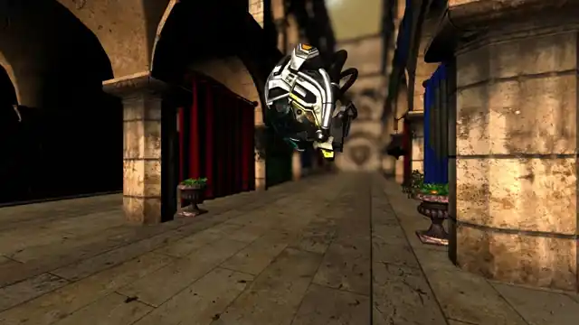 A glTF model animated in a 3D scene rendered by ossia score