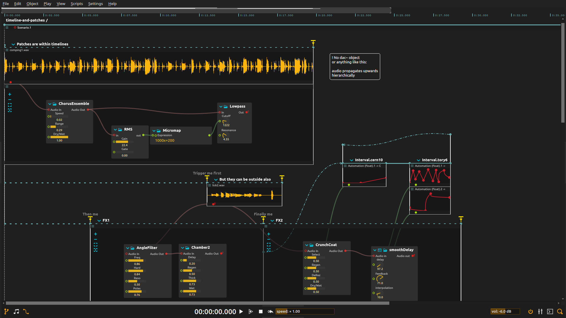 Timeline and Patches