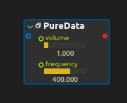 Pd patch in score