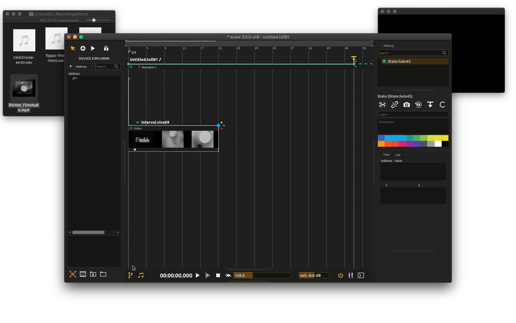 Video effect routing