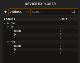 Device setup window