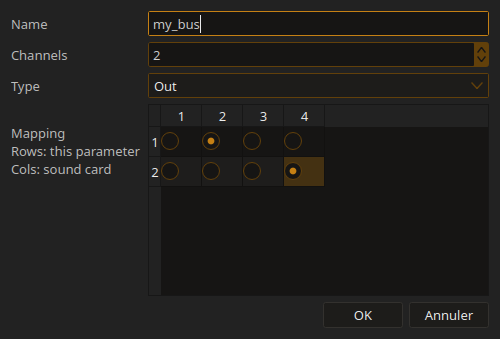 Device setup window