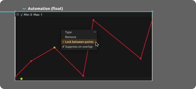 Lock between points