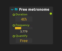 Free metronome