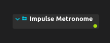 Impulse metronome